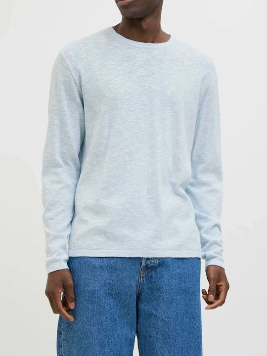 Jack & Jones Langarm Pullover Chambray Blau