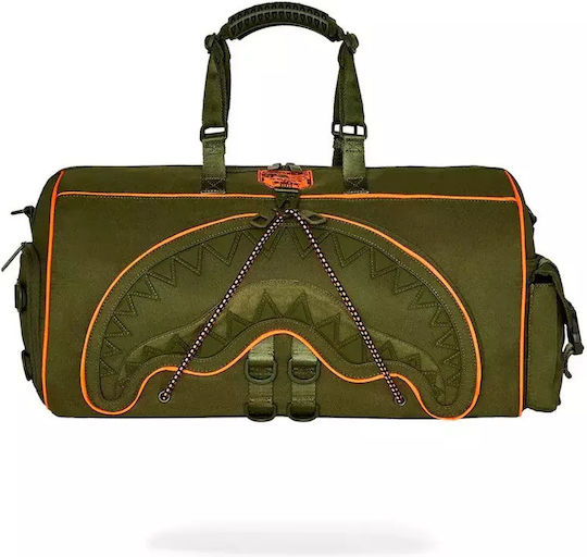 Sprayground Spec Ops Global Hawk Emperor Σακ Βουαγιάζ 35lt Χακί από Δερματίνη Μ50xΠ25xΥ27εκ.