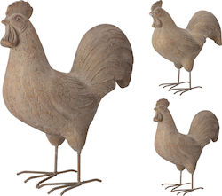 OEM Decorative Rooster Hen Gray 33x18x40cm Assorted