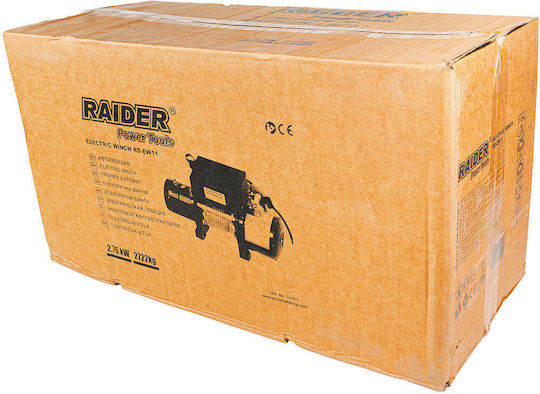 Raider Electric Troliu Auto 4x4 12V cu Capacitate de Tracțiune 2722kg