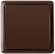 Wall-mounted Basic Switch with Brown Frame