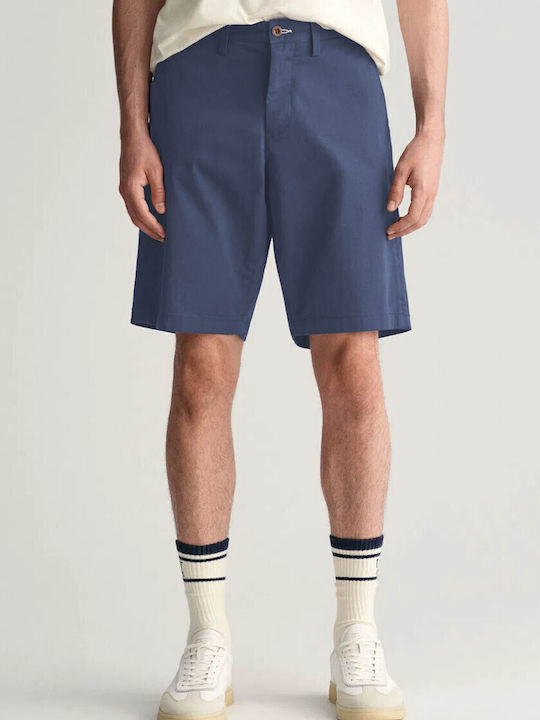 Gant Ανδρική Βερμούδα Chino Μπλε Σκούρα