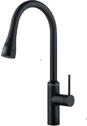 H2O Monarch Πάγκου με Αποσπώμενο Ντουζ Μαύρη