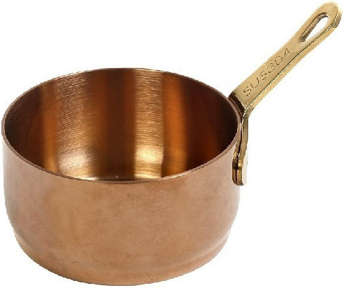 Espiel Dip Serving Bowl Round Metal Gray with Diameter 6cm