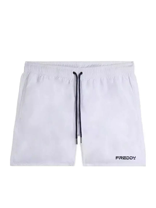 Men's Swimwear Shorts White with Patterns