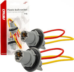 Satz 2 T15 W16w W5w Lampenfassungen Gummidichtung Satz 2 T15 W16w W5w Lampenfassungen Gummidichtung