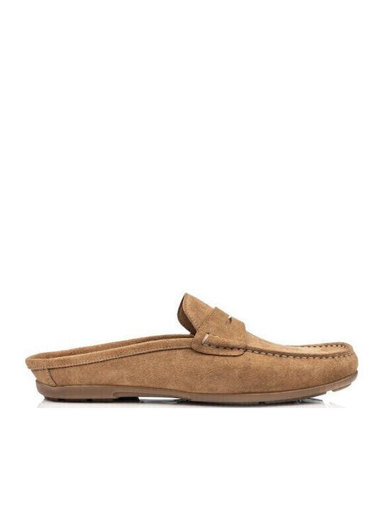 Men's Leather Loafers Beige