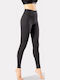 Schulung Frauen Leggings Hochgeschnitten Black