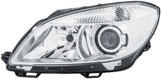 Hella Αριστερό Μπροστινό Φανάρι για Skoda Fabia 10-14