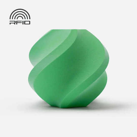 Bambu Lab PLA 3D Printer Filament 1.75mm Matte Grass Green 1kg A01-G1-1.75-1000-SPLFREE 1τμχ (Refill)