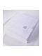 Down Town Home Blanket Cot Cotton White 100x150cm