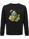 Kinder-Sweatshirt Black Minecraft Characters Plus Scene