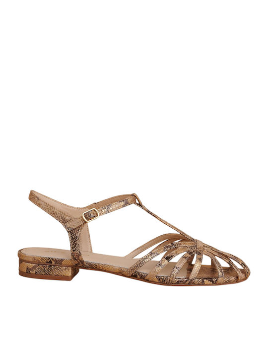 Attrattivo Gold Sandals