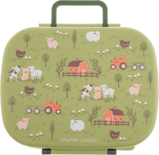 Stephen Joseph Plastic Kids' Lunch Set Green x x 5.7cm