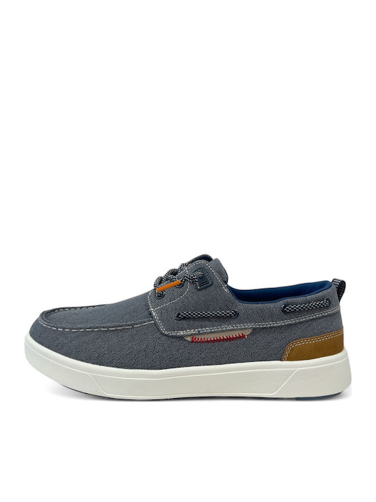Men's Synthetic Leather Casual Shoes Blue