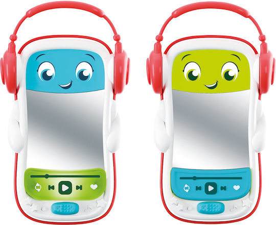 Baby Clementoni Baby Radio Toy (Speaks Greek) with Music and Sounds for 3+ Months (Various Designs) 1pc