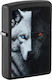Feuerzeug Zwei Wölfe Design Zippo
