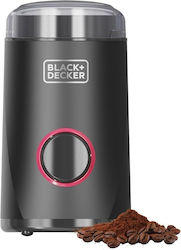 Black & Decker Ηλεκτρικός Μύλος Καφέ 150W με Χωρητικότητα 50gr Καφέ