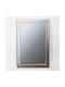 Estheti Wandspiegel Pu Gold 66x6x122cm 751-12029