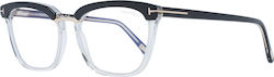 Ramă Optică Tom Ford Ft5550-b 005 54 Filtru Alb...