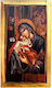 Icoană din lemn cu Fecioara Maria și Iisus Hristos 24x14cm