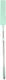 Siks Flexible Dust Wiper Extendable Handle Flat Base 136 Cm Turquoise