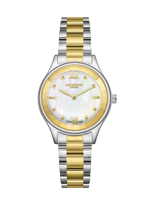 Lee Cooper Women's Watch with Gold Metal Bracelet