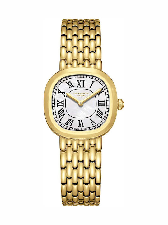 Lee Cooper Bracelet Women's Watch with Gold Met...