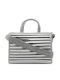 Damenhandtasche / Crossbody-Tasche Silber