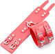 Handschellen in Rot Farbe