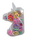 4teen-4ty Einhorn Set Kinder Haargummis 12 Stück