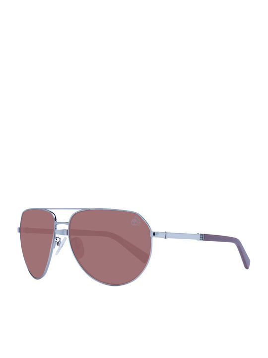 Timberland Men's Sunglasses with Silver Metal Frame TB9340-H 08H
