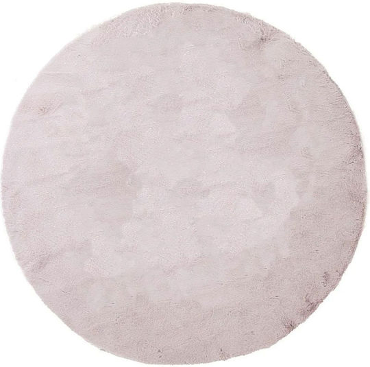 Royal Carpet Bunny Dark Φ200cm Dark Beige