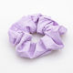 Subtle Shine Hair Scrunchie - Purple