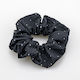 Subtle Shine Hair Scrunchie - Black