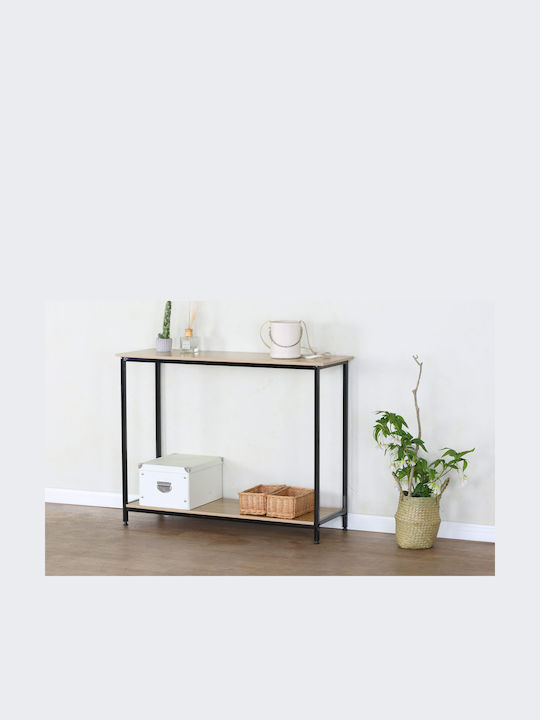 Metal Console Surface Black M106xW35xH81cm