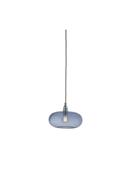 Ebb & Flow Pendant Light Blue with Socket E14, ...