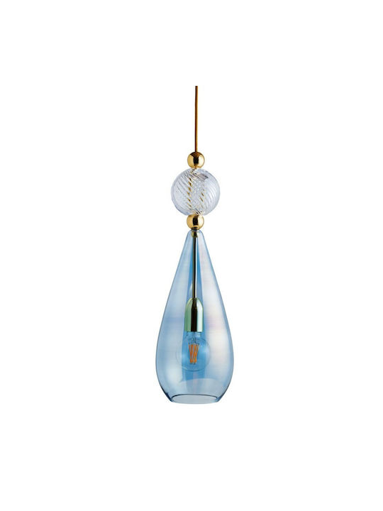 Ebb & Flow Pendant Light Black with Crystals fo...