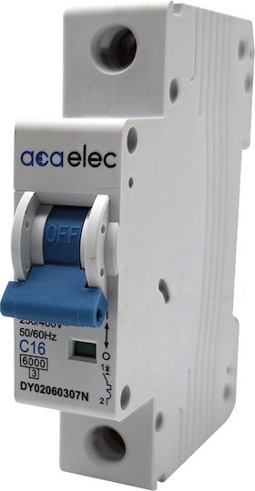 Mcb 1p C16 6ka 1m Dy02060307n 12 Τεμαχια