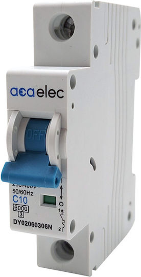 Mcb 1p C10 6ka 1m Dy02060306n 12 Τεμαχια