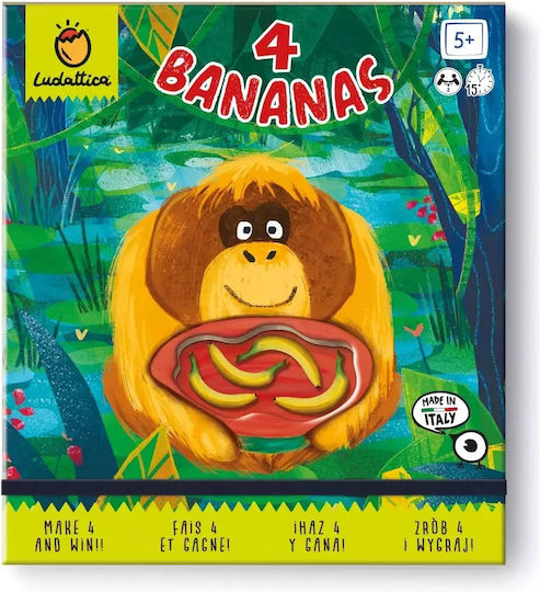 Настолна игра 4 Bananas за 2 играчи 5+ години Ludattica