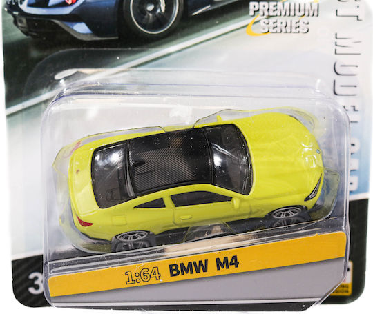 Mașinuță de jucărie BMW M4 MSZ 1:64 galbenă