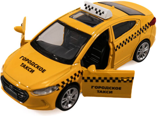 Msz Toy Car Elantra Taxi Scale 1:40 Yellow