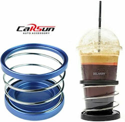 Carsun Ποτηροθήκη Αυτοκινήτου 1 Θέσης για Κονσόλα σε Μπλε Χρώμα Carsun Ποτηροθήκη Αυτοκινήτου 1 Θέσης για Κονσόλα σε Μπλε Χρώμα