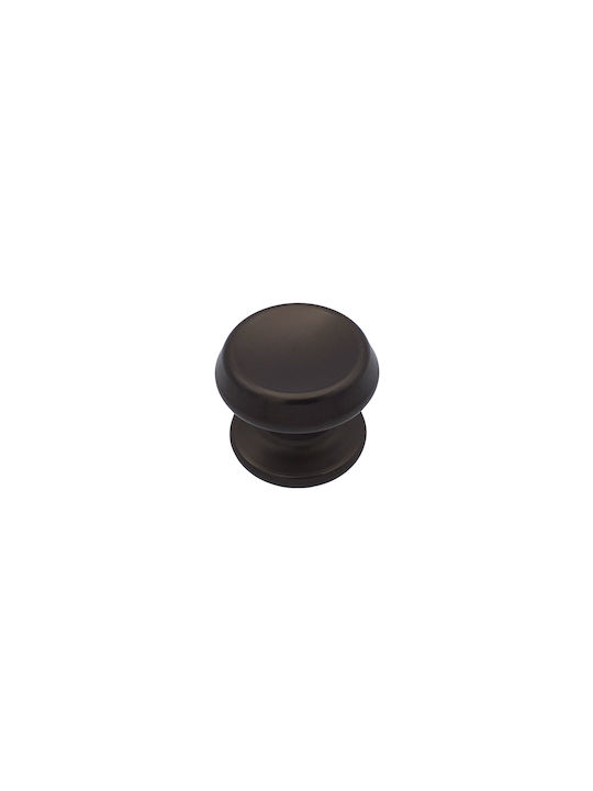 Saguatti Italy Fixed Centre Front Door Knob Brown Electrocolour Ø70