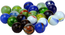 Set 48 Multicolored Glass Marbles 16 Mm Set 48 Multicolored Glass Marbles 16 Mm