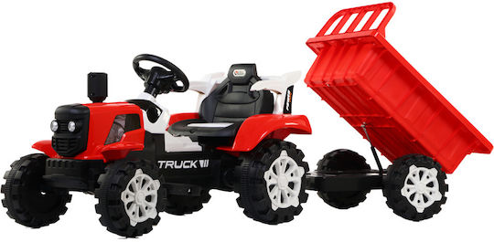 Tractor pentru copii Electric cu remorcă 6 volți Roșu