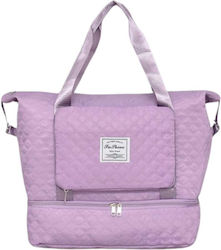 Reisetasche Lila Stoff L40xB21xH33cm