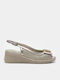 Anatomische Damenplattformen Beige