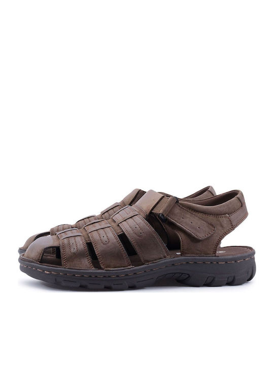 Herrensandalen in Braun Farbe